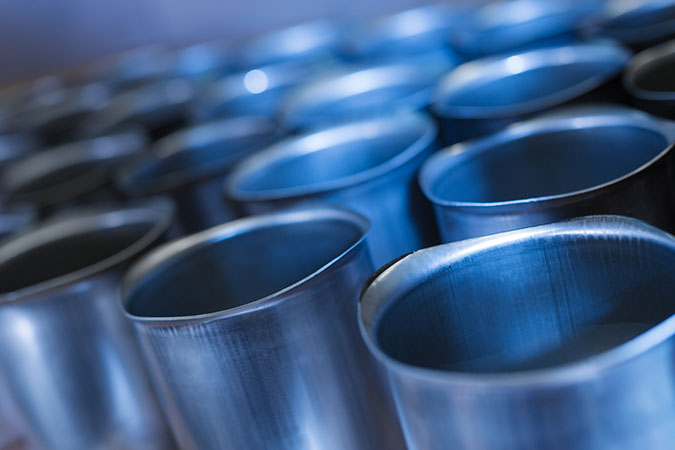 Edelstahl Ronden tiefgezogen