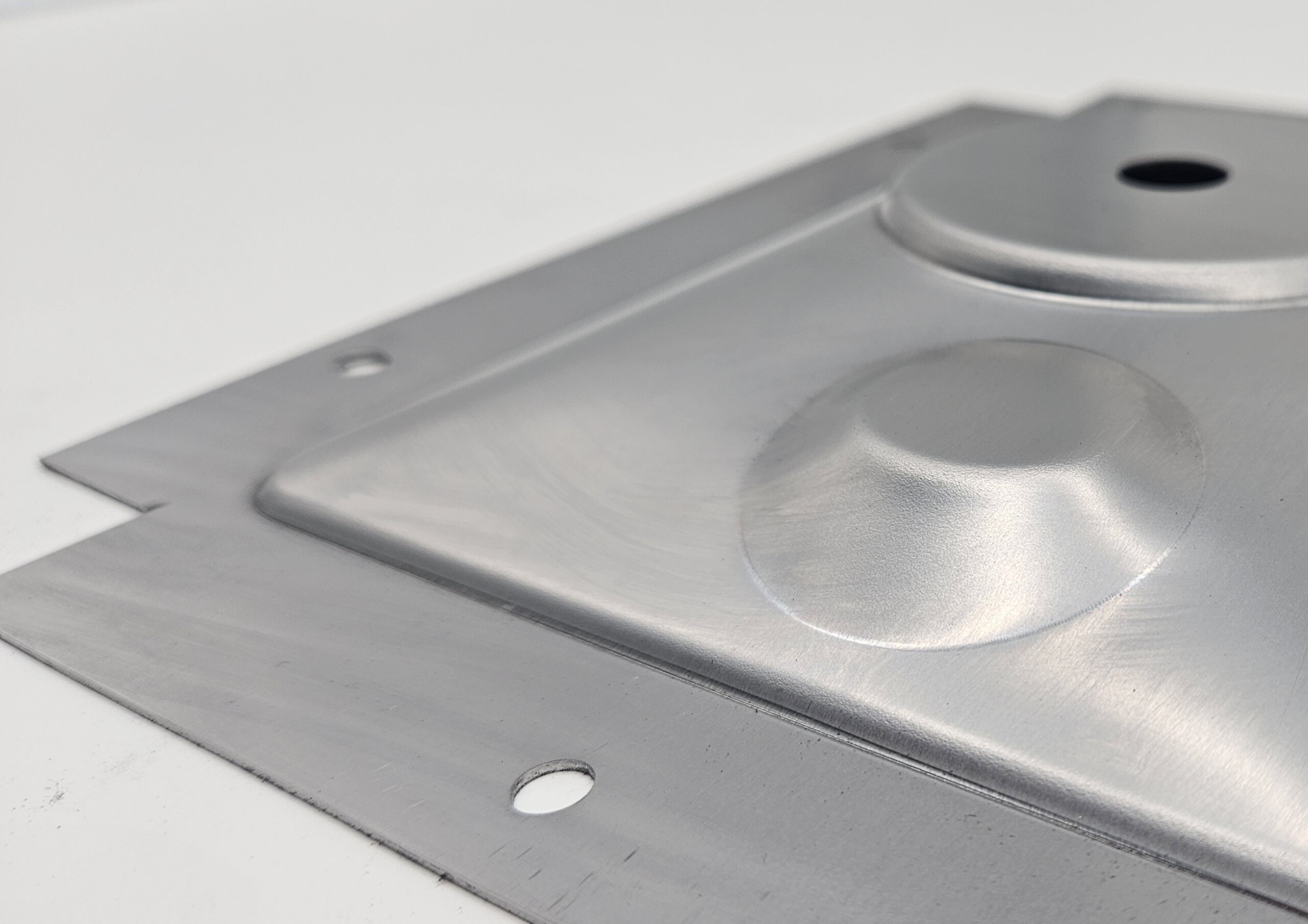 Edelstahl Platine tiefgezogen